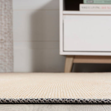 Cirkel Minimalist Geometric Dot Machine-washable Area Rug
